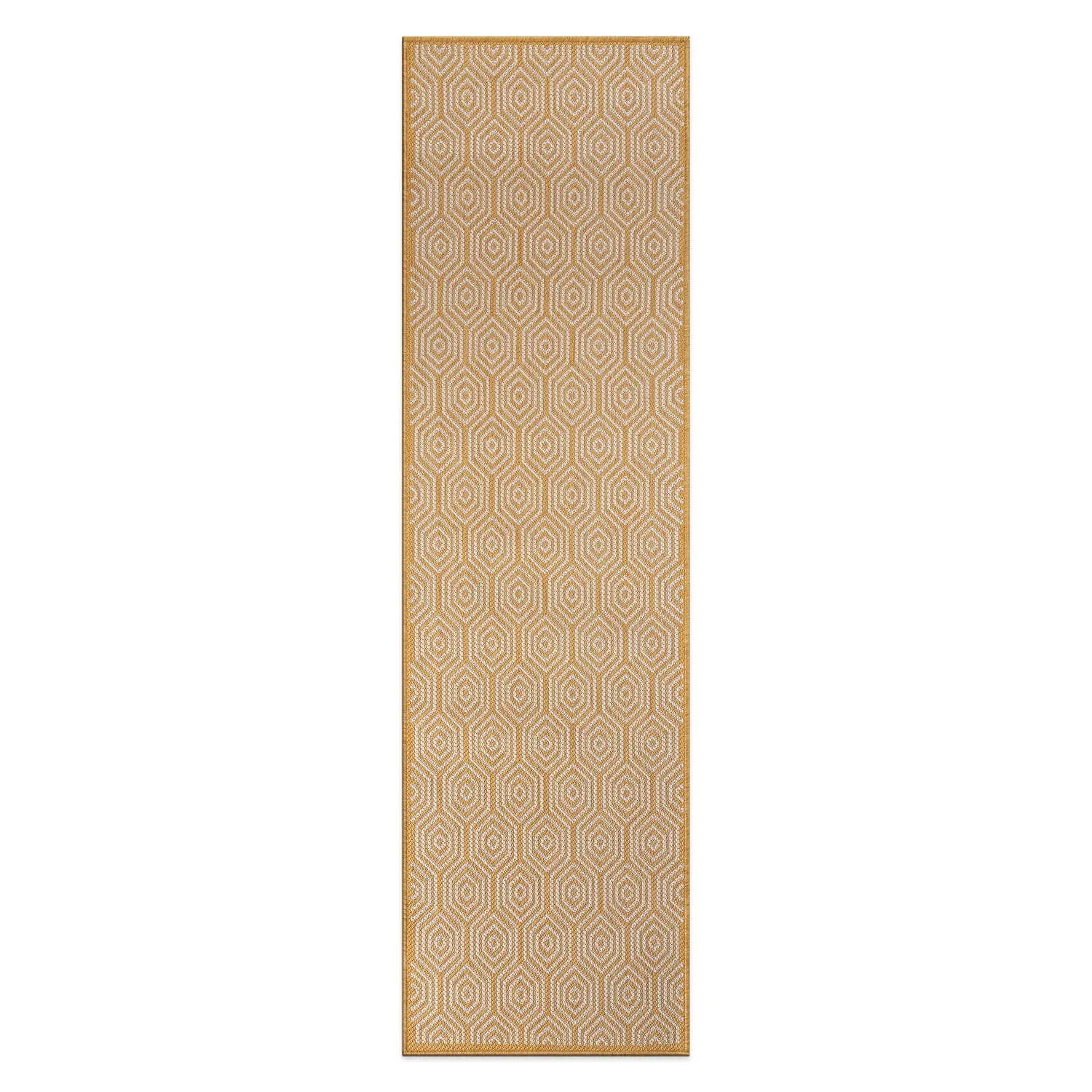 World Rug Gallery Modern Geometric Textured Flat Weave Indoor/Outdoor Area Rug