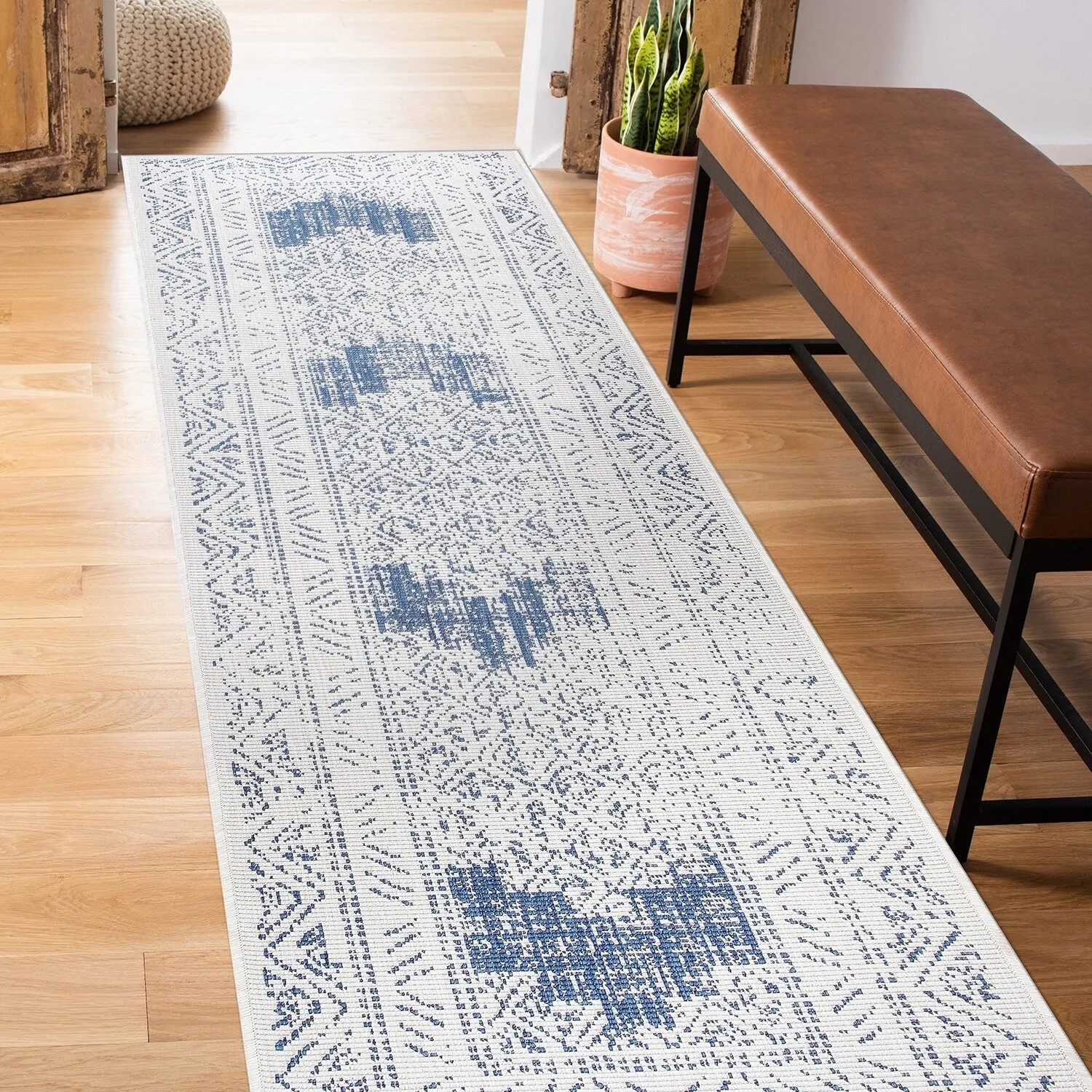 World Rug Gallery Transitional Bohemian Indoor/Outdoor Area Rug