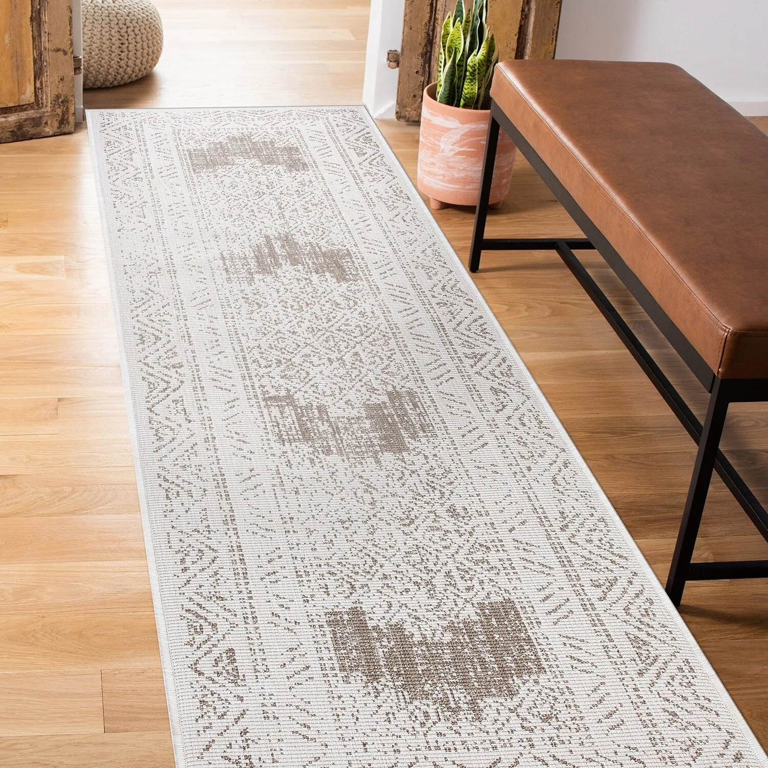 World Rug Gallery Transitional Bohemian Indoor/Outdoor Area Rug