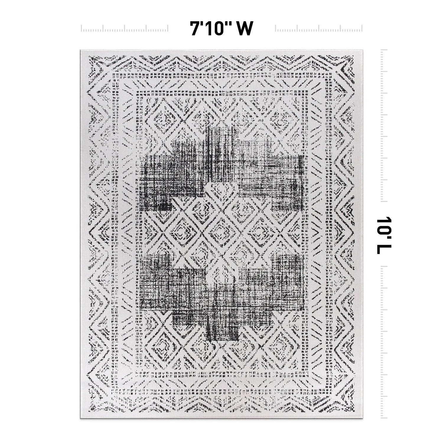 World Rug Gallery Transitional Bohemian Indoor/Outdoor Area Rug