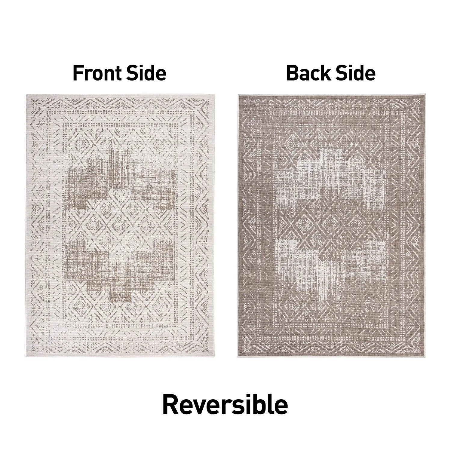 World Rug Gallery Transitional Bohemian Indoor/Outdoor Area Rug