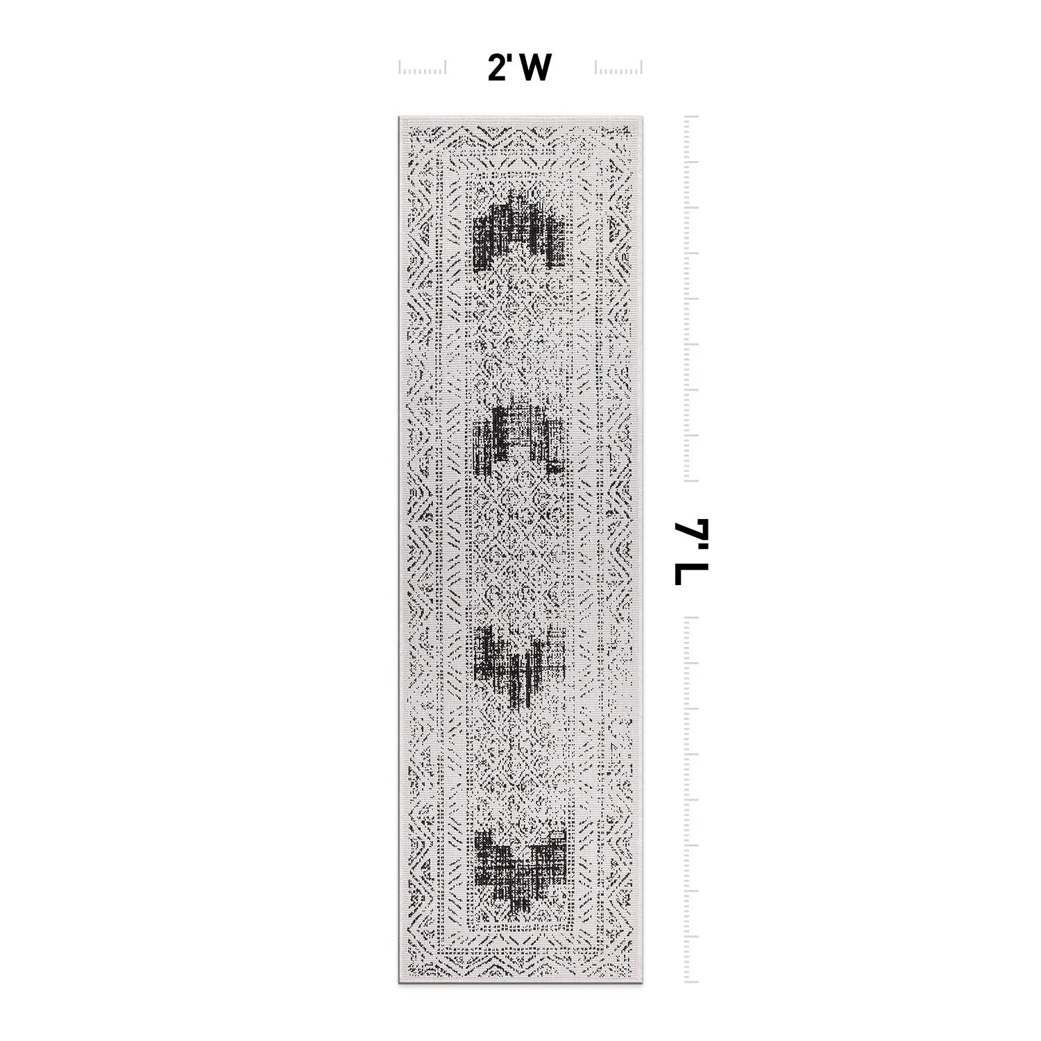 World Rug Gallery Transitional Bohemian Indoor/Outdoor Area Rug