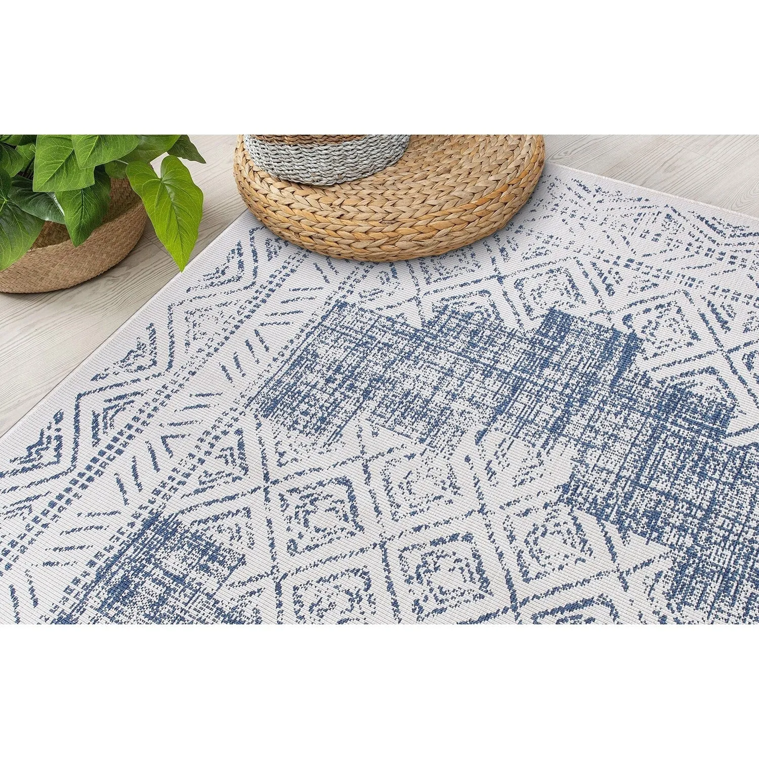 World Rug Gallery Transitional Bohemian Indoor/Outdoor Area Rug