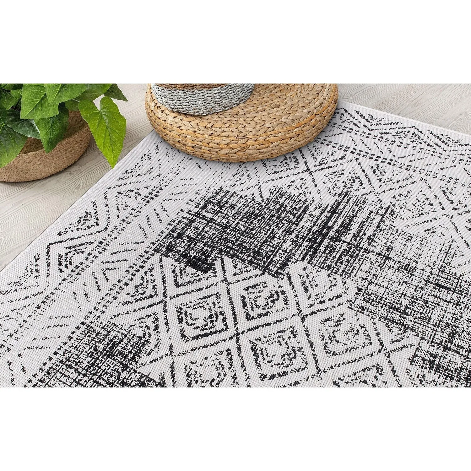 World Rug Gallery Transitional Bohemian Indoor/Outdoor Area Rug