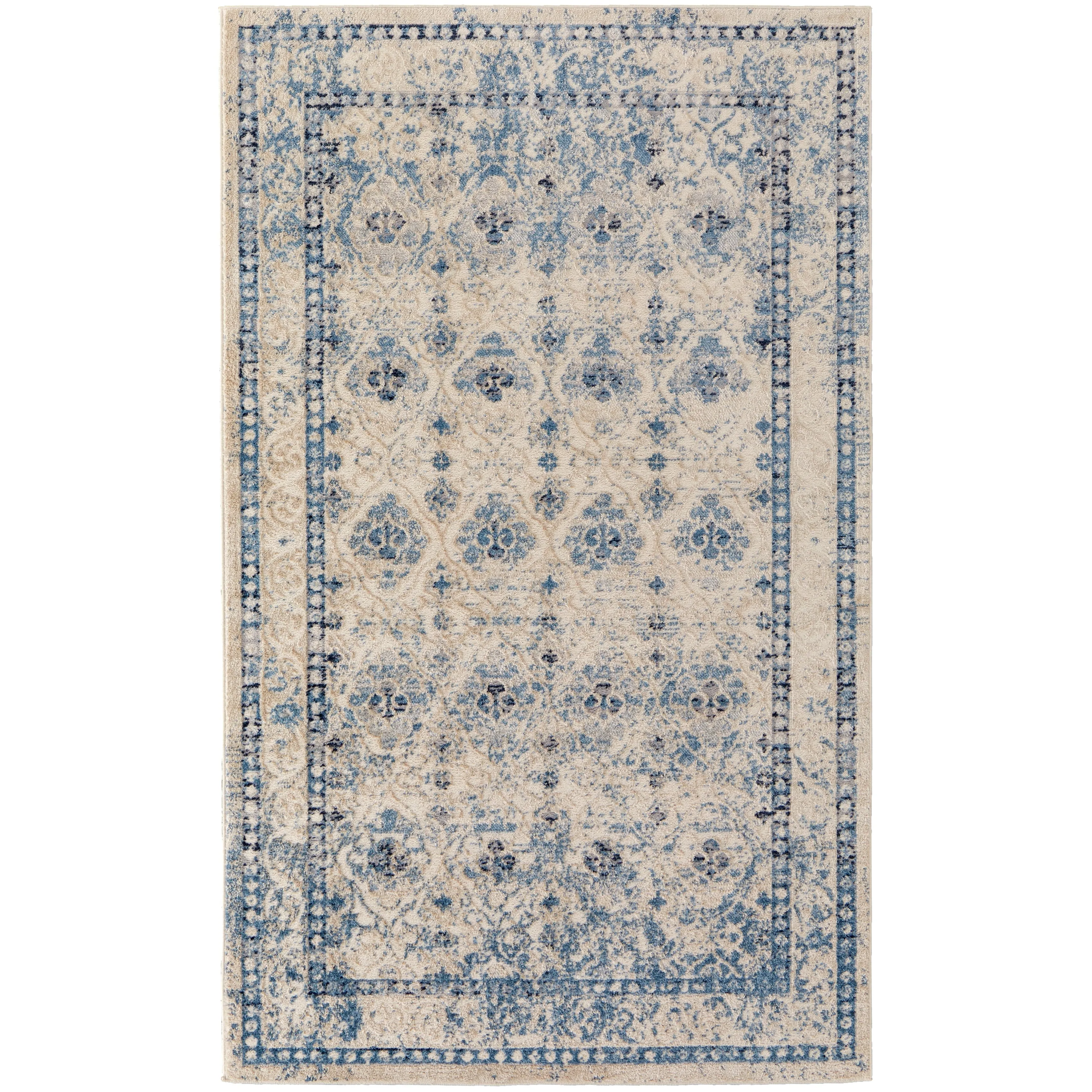Wyllah Traditional Diamond Area Rug