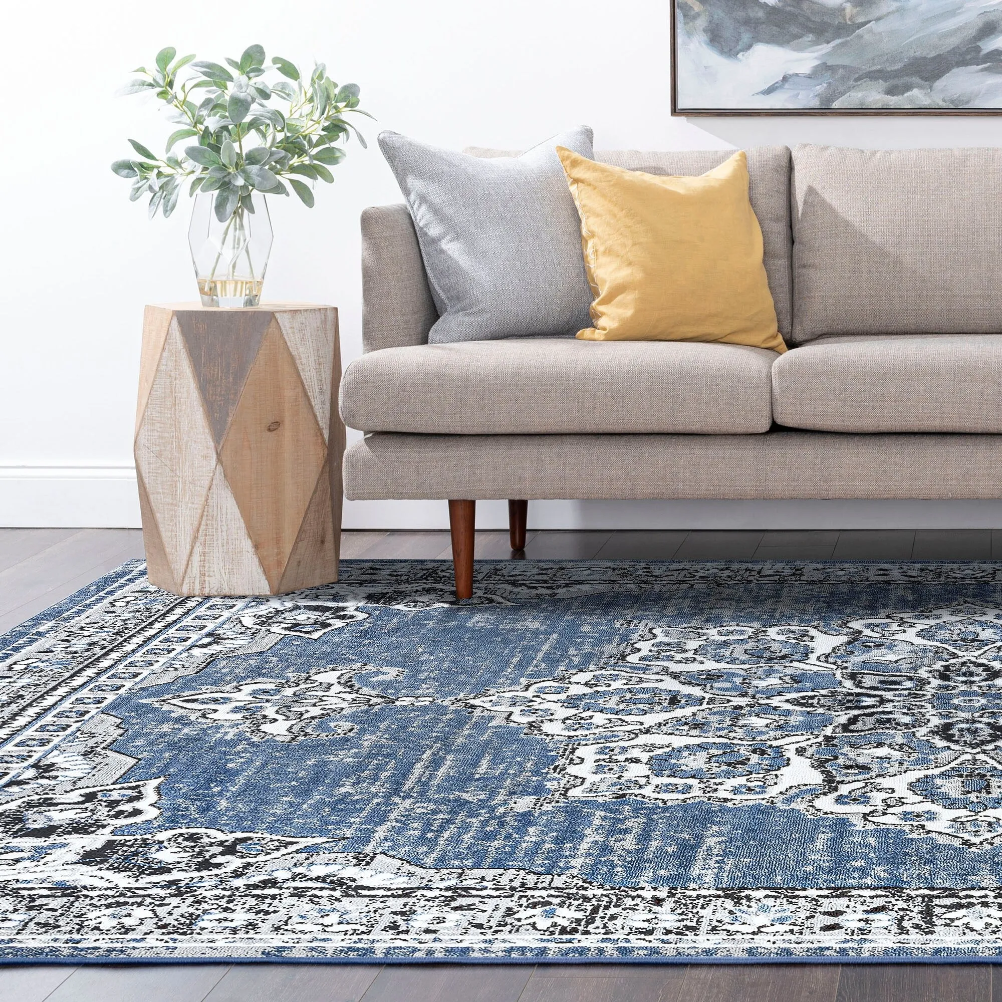 Wyman Bohemian & Eclectic Medallion Indoor Area Rug
