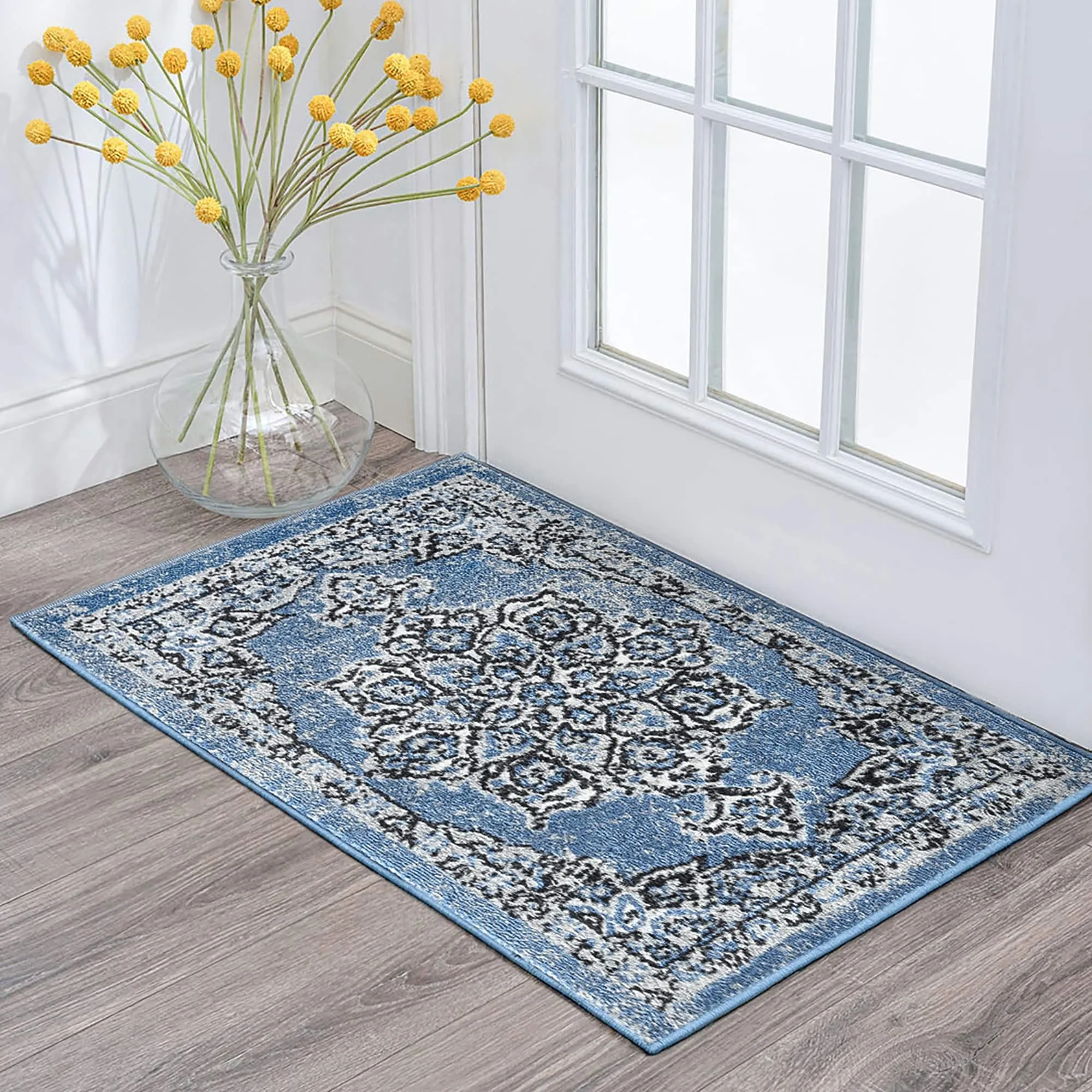 Wyman Bohemian & Eclectic Medallion Indoor Area Rug