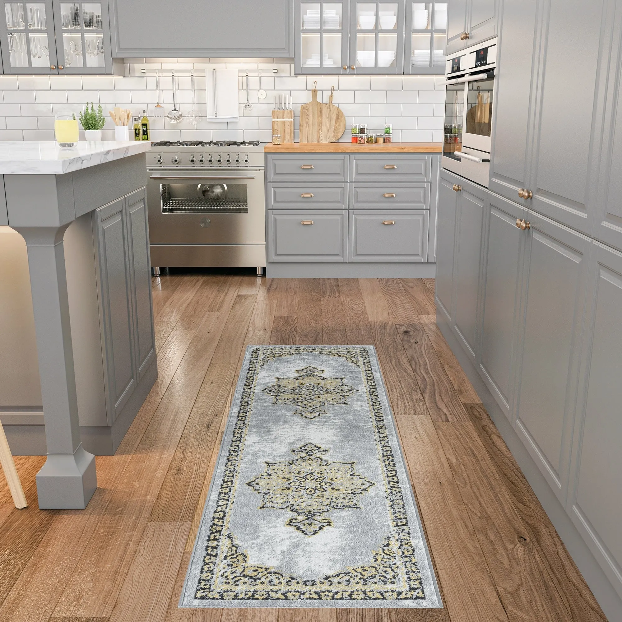 Wyman Bohemian & Eclectic Medallion Indoor Area Rug